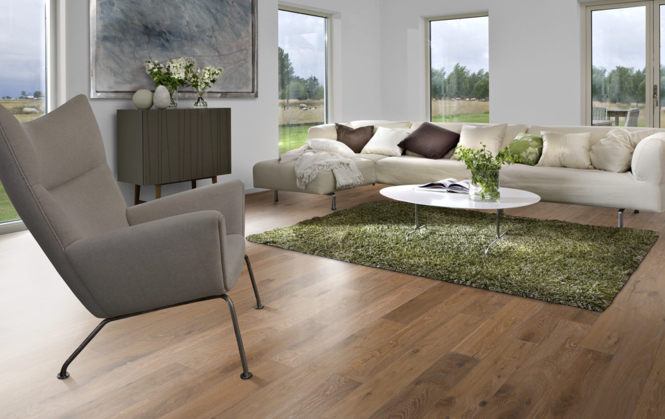 Паркетная доска Kahrs Антик Дуб Фосиль Fossil 1830×125×10